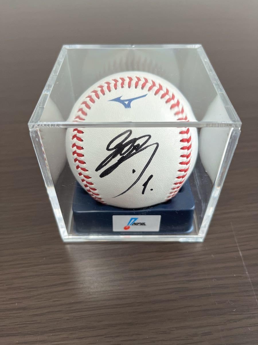 プロ野球 阪神タイガース 森下翔太 直筆サイン入り ミズノ公式 ボール Yahoo!オークション - 阪神タイガース森下翔太直筆サインボール